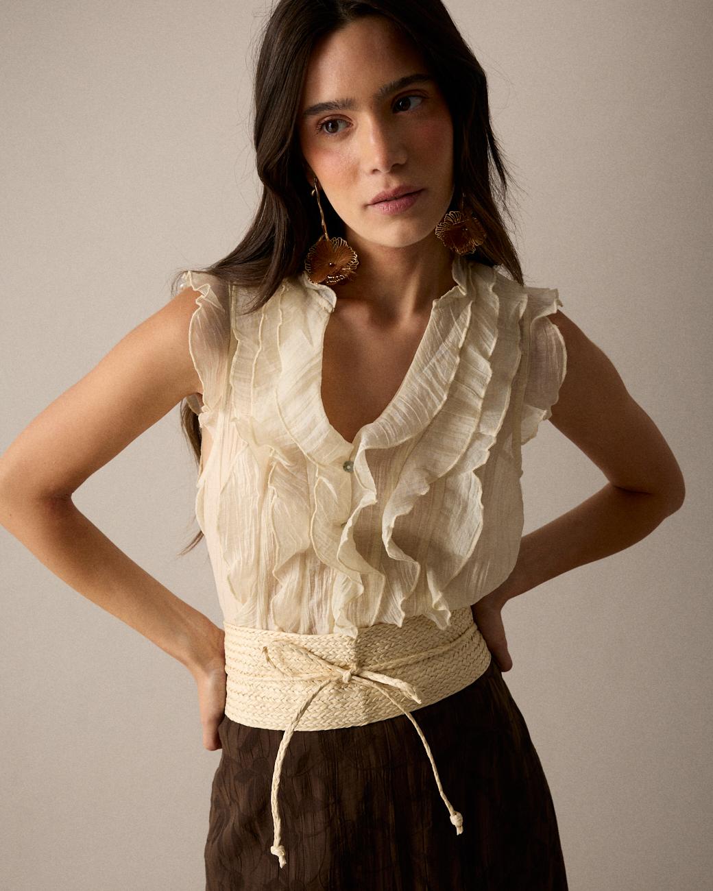 Chemise Volants Irune