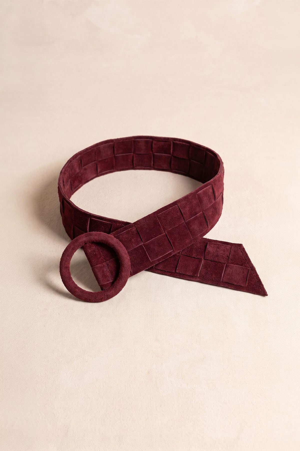 Ceinture bordeaux Sheyla