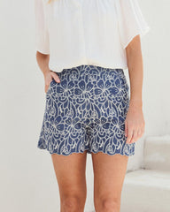 Short Estampado Fina