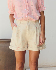 Short fleuri Tamara