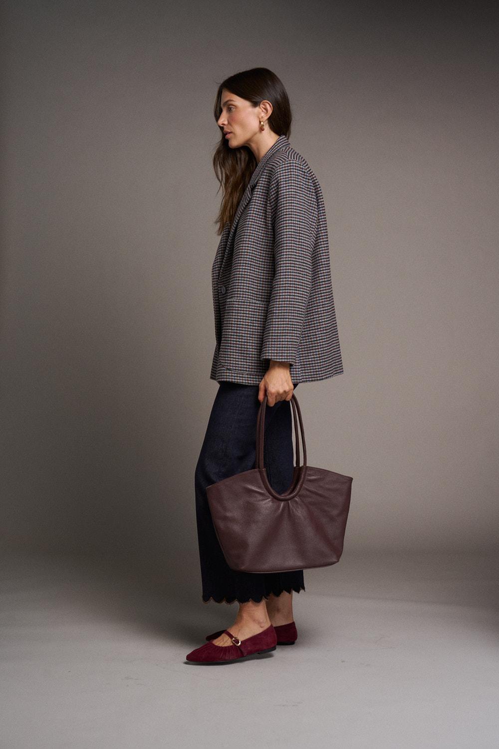 Manteau en drap Solaine