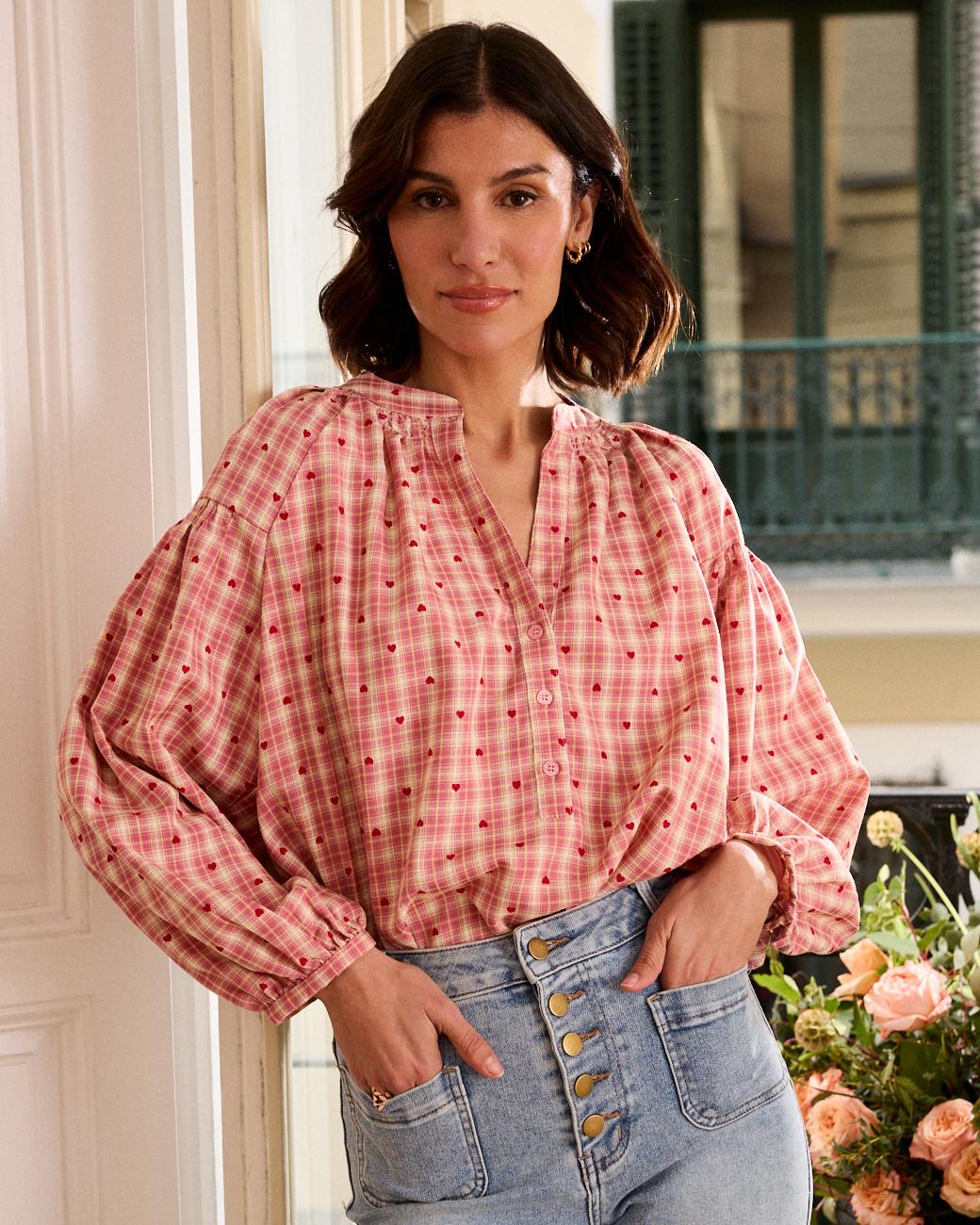 Blouse à cœurs Pilu