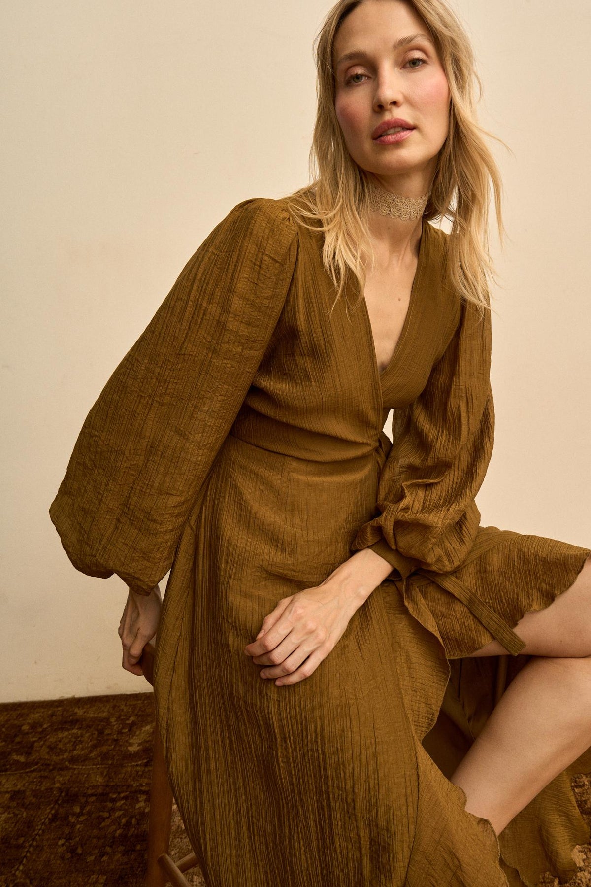 Robe à encolure basse Silvia