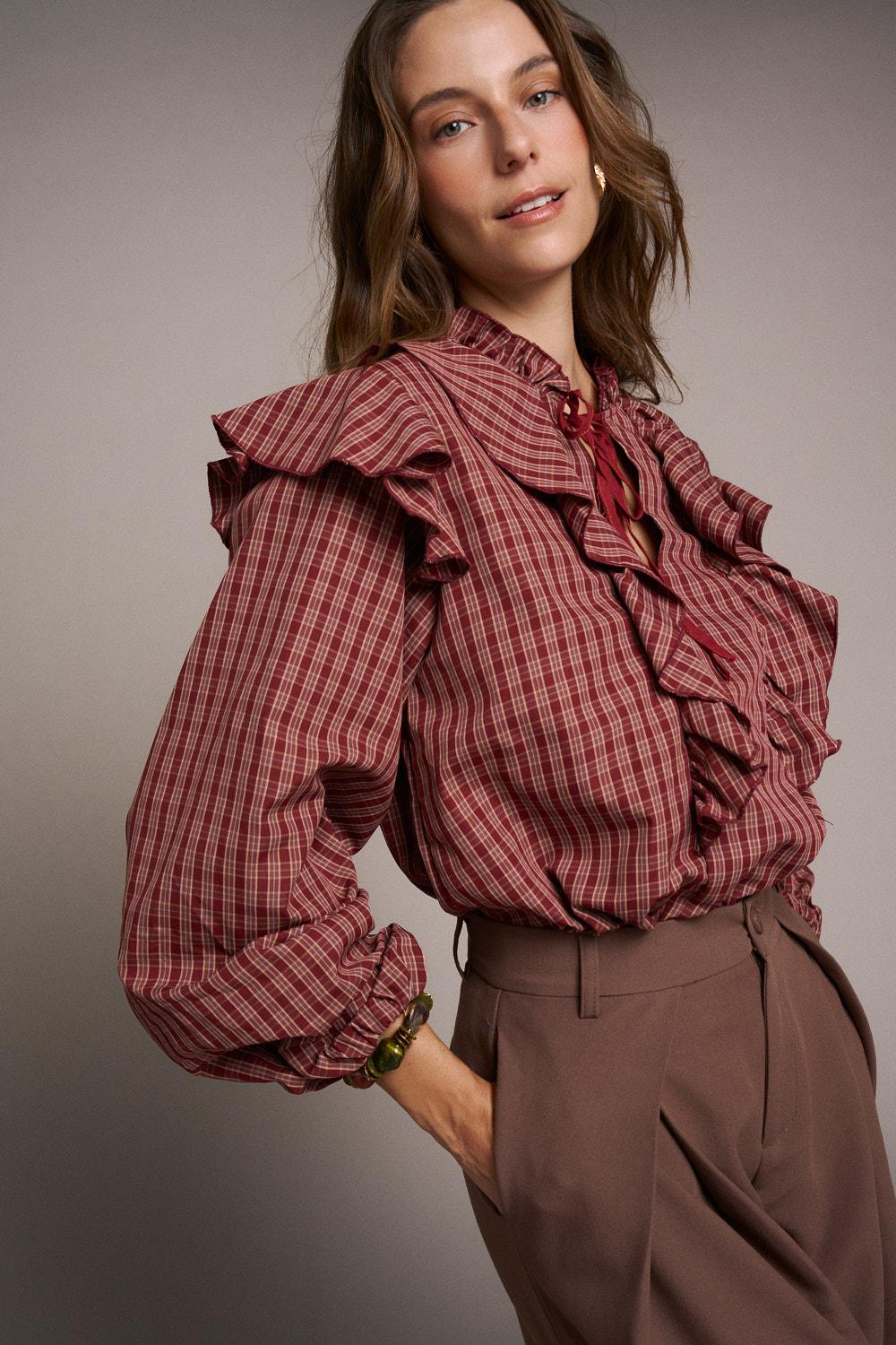 Blouse à nœud Éloïse