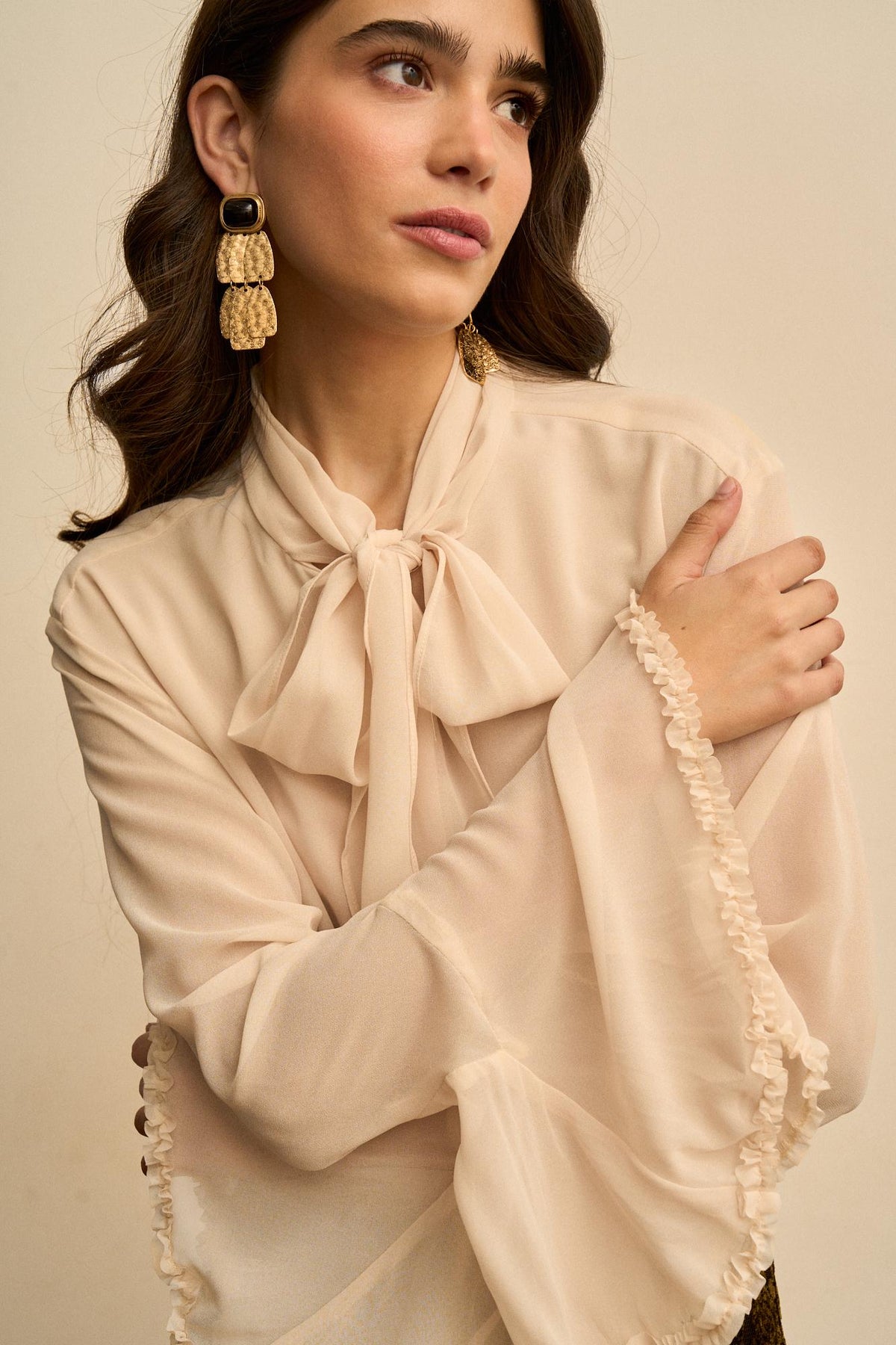 Séraphine Knot Blouse