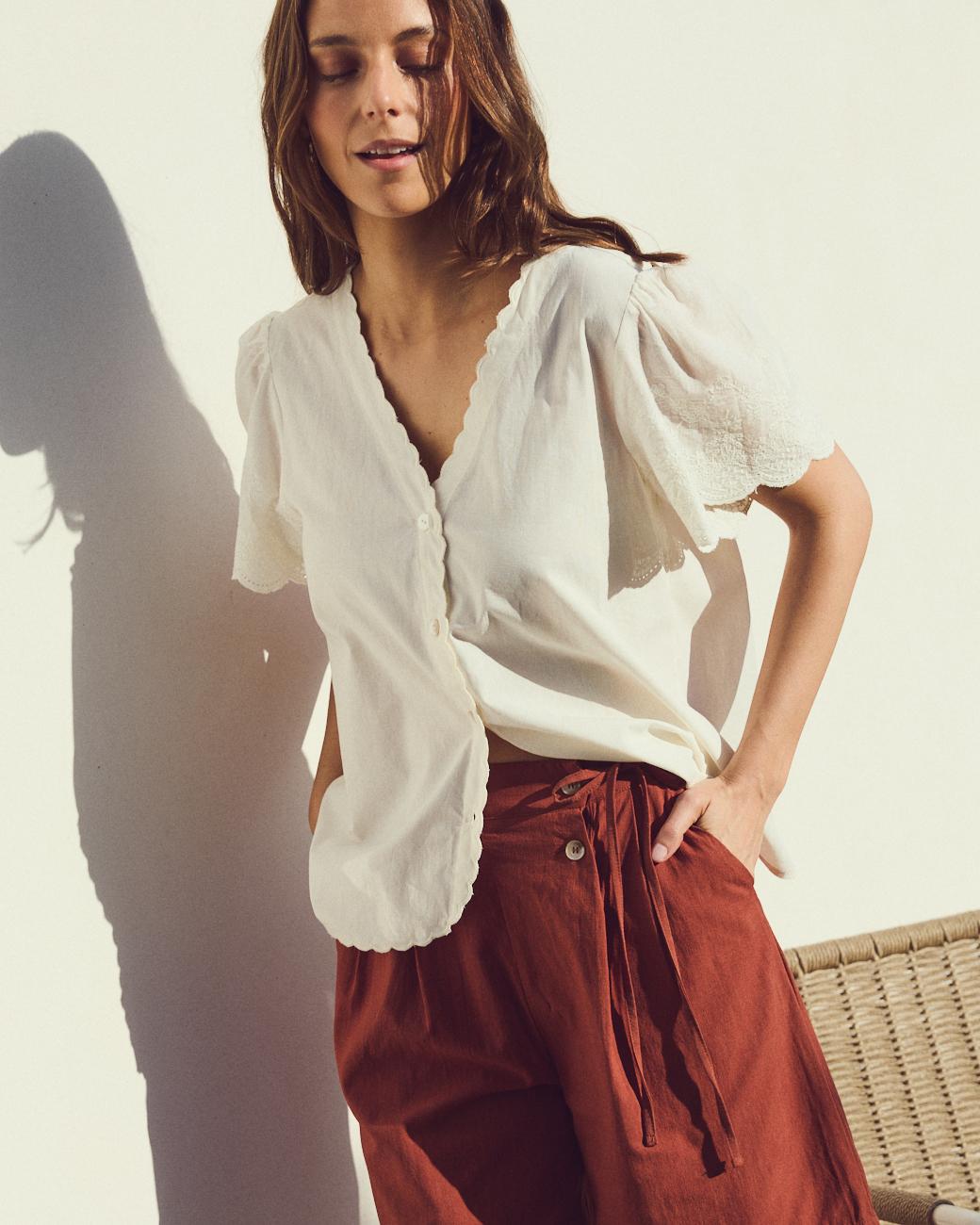 Camisa Bordado Almudena