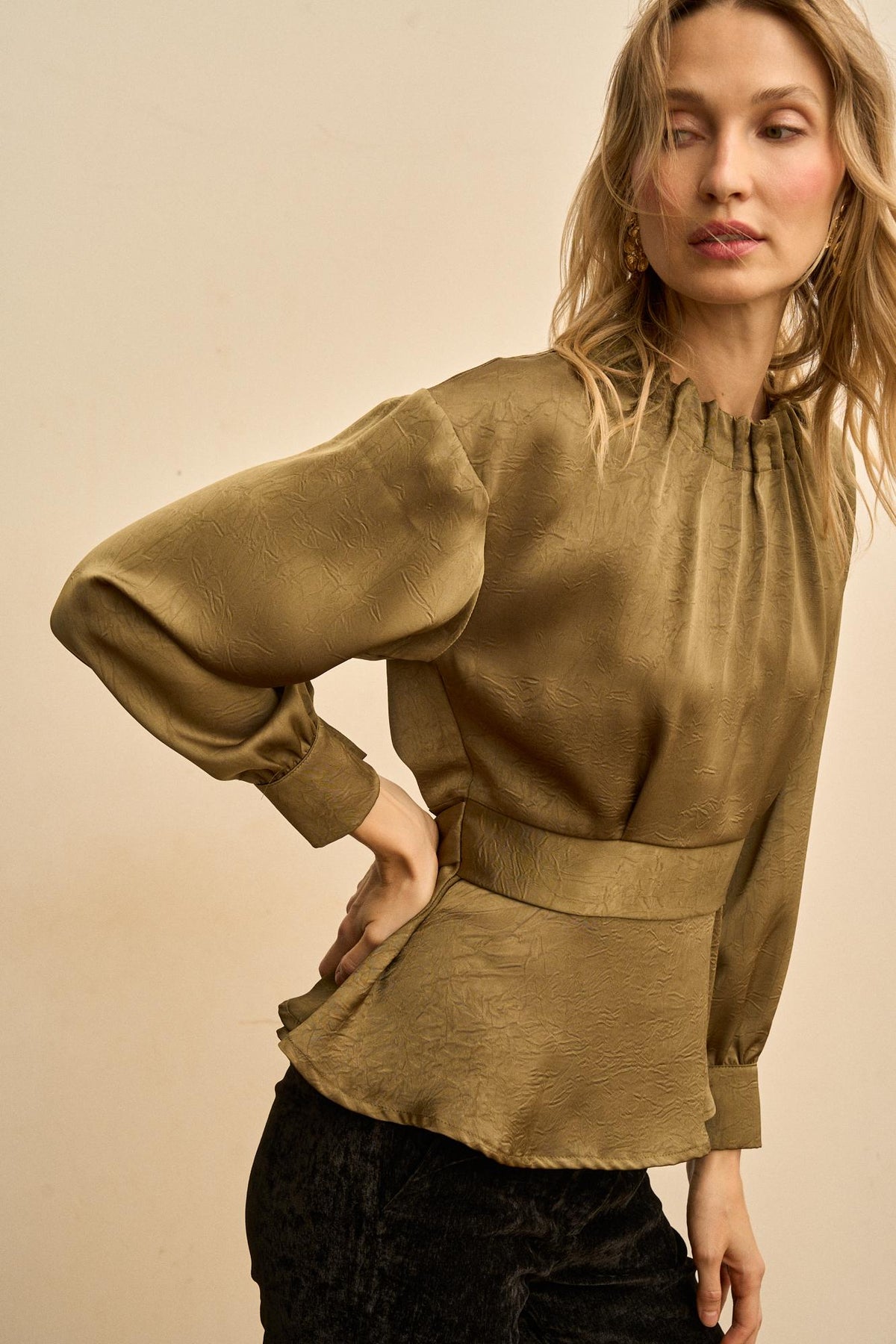 Ondine Gathered Blouse