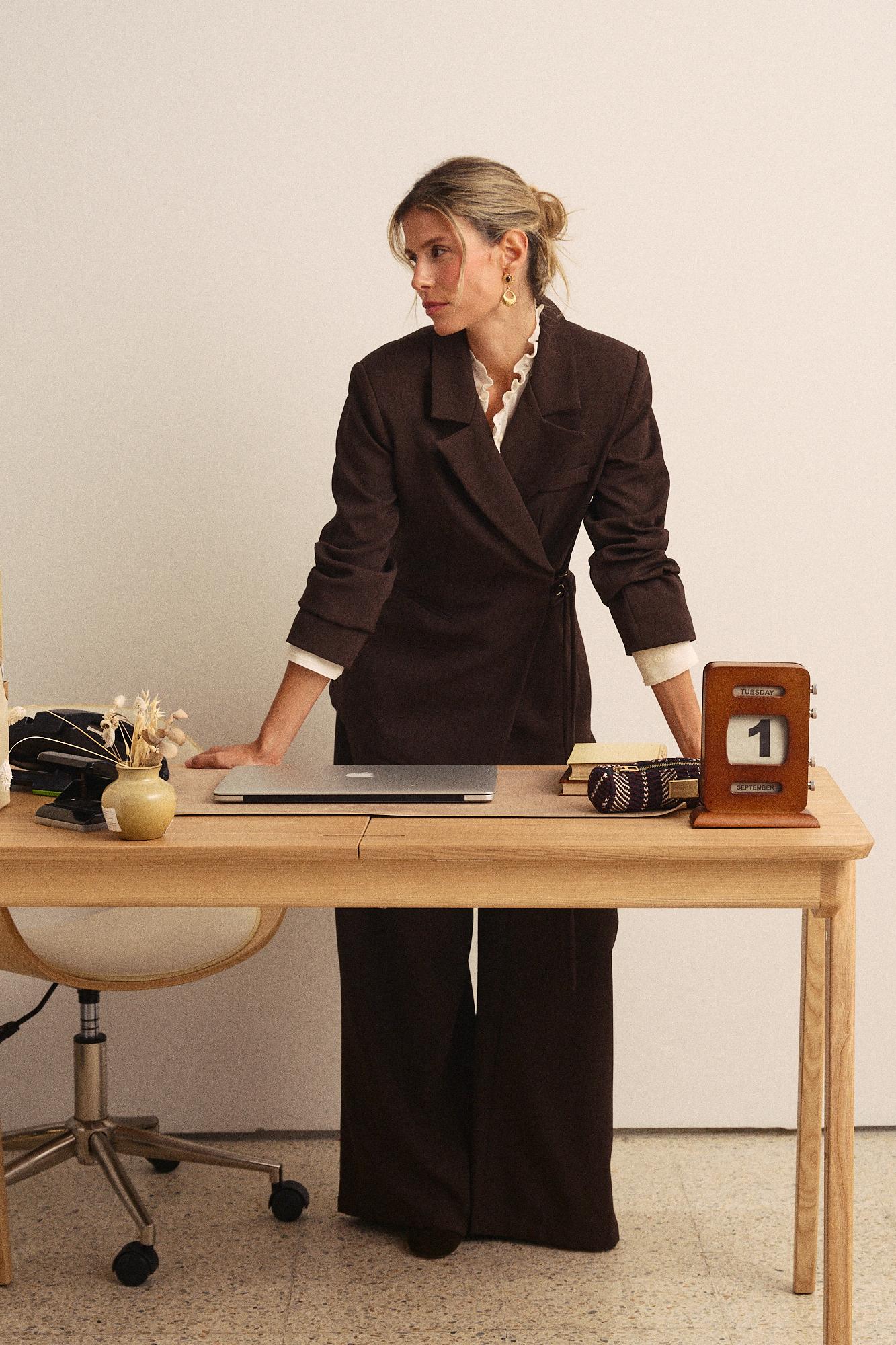 Astrea Double-Breasted Blazer