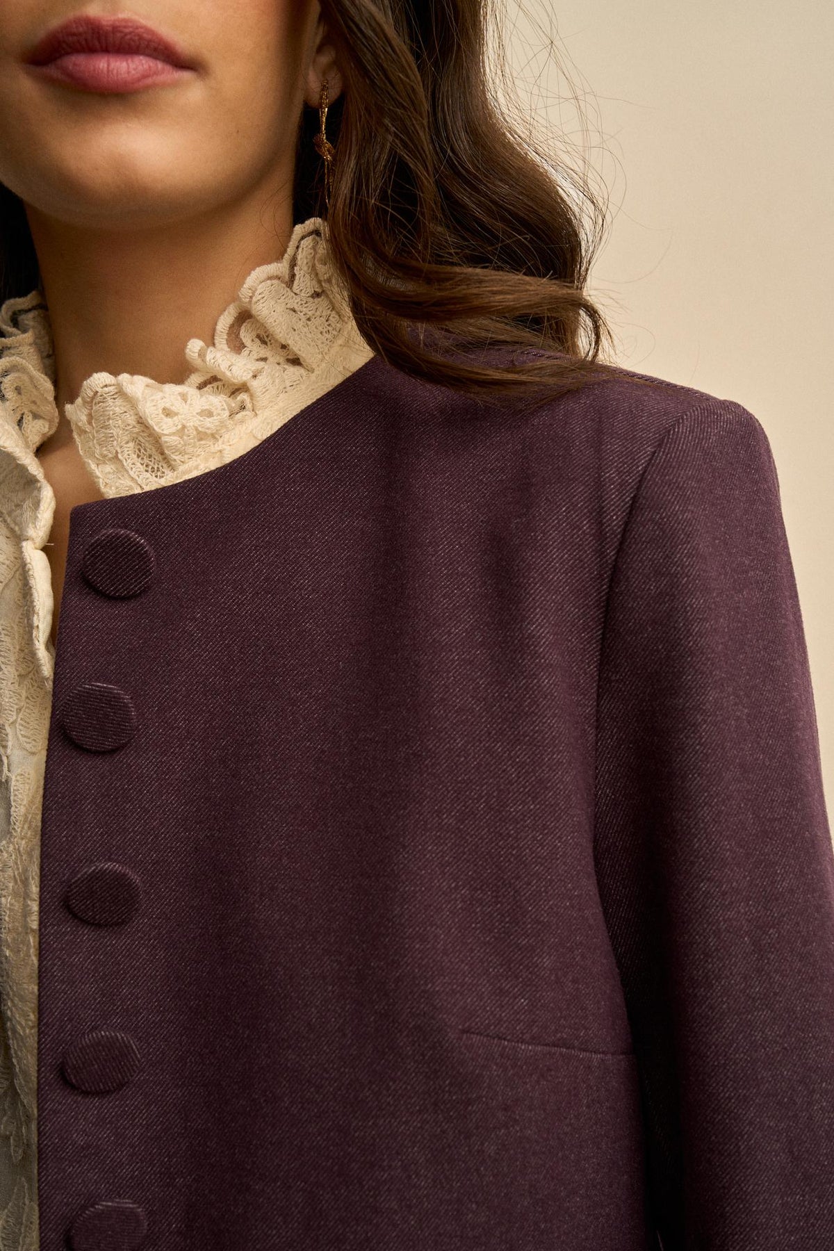 Chaqueta Cuello Redondo Esmée