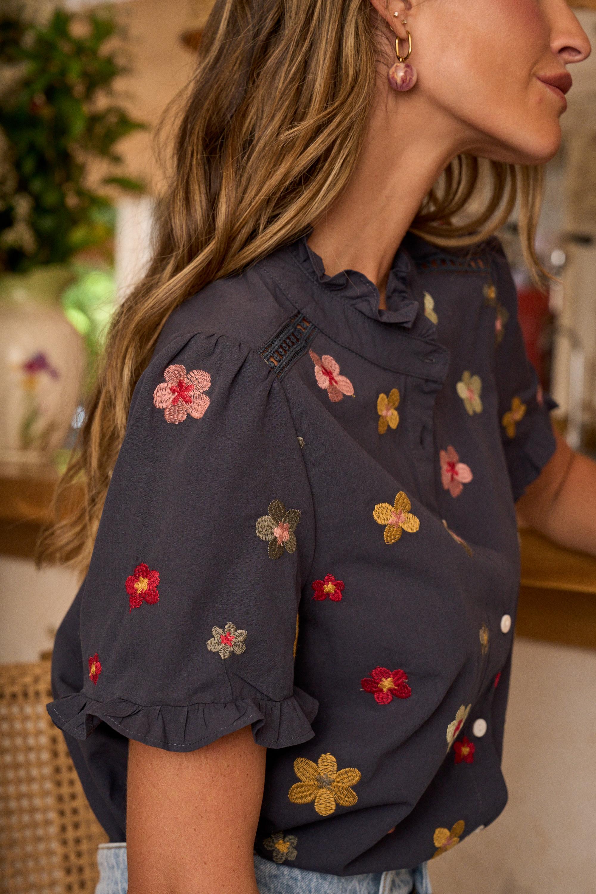 Camisa Flores Birna