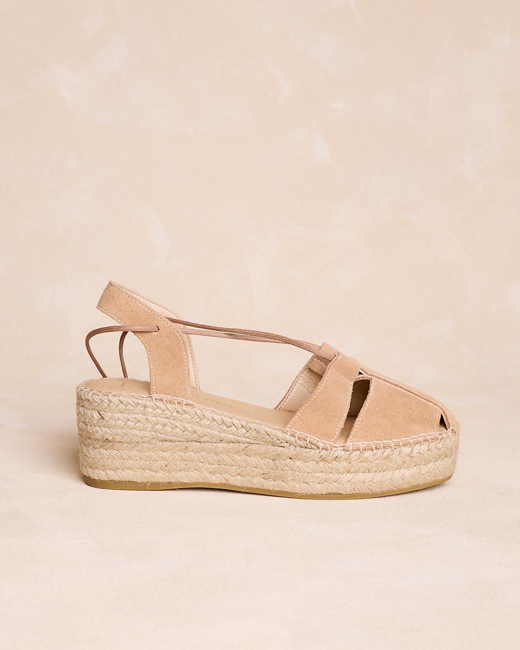 Espadrille en suède Aurora