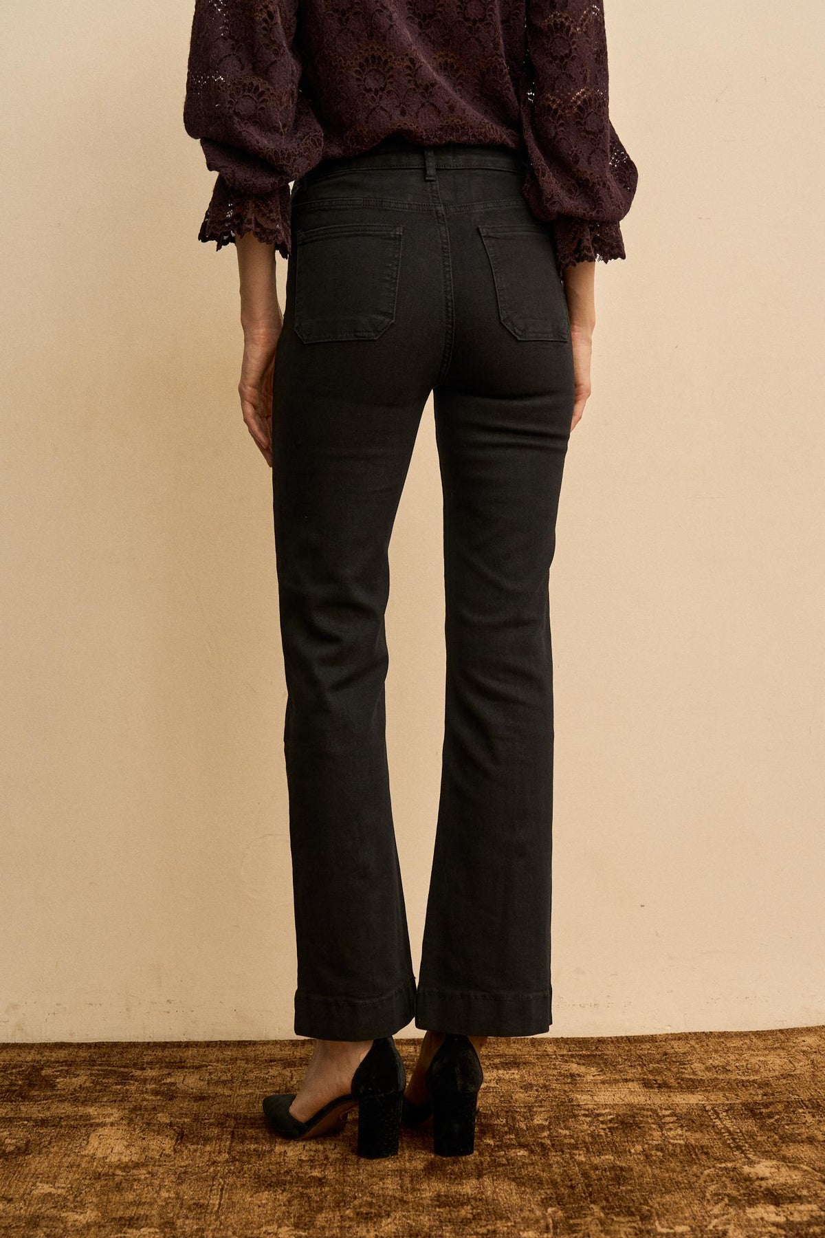 Elvire Denim Trousers with Pockets