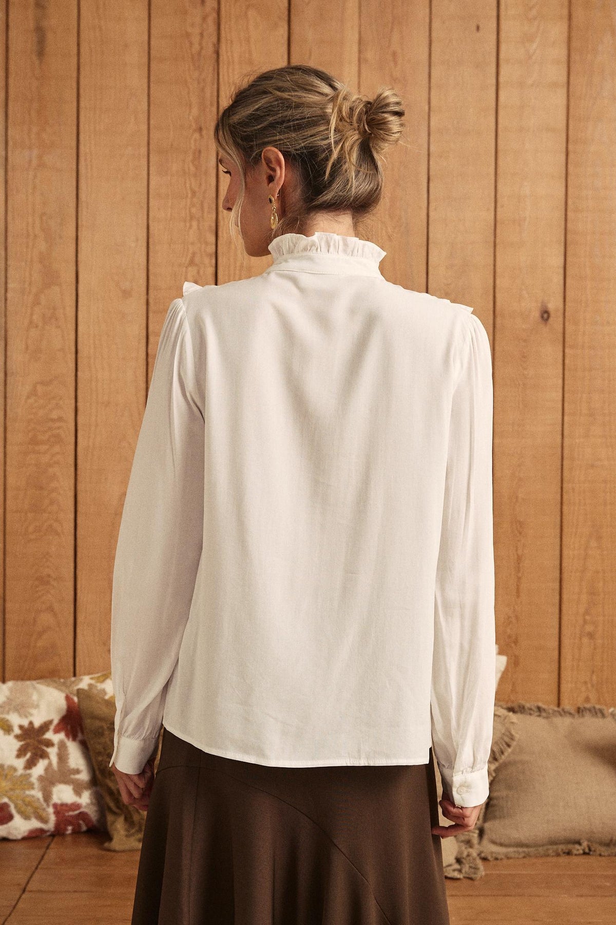 Meritxel Ruffle Shirt