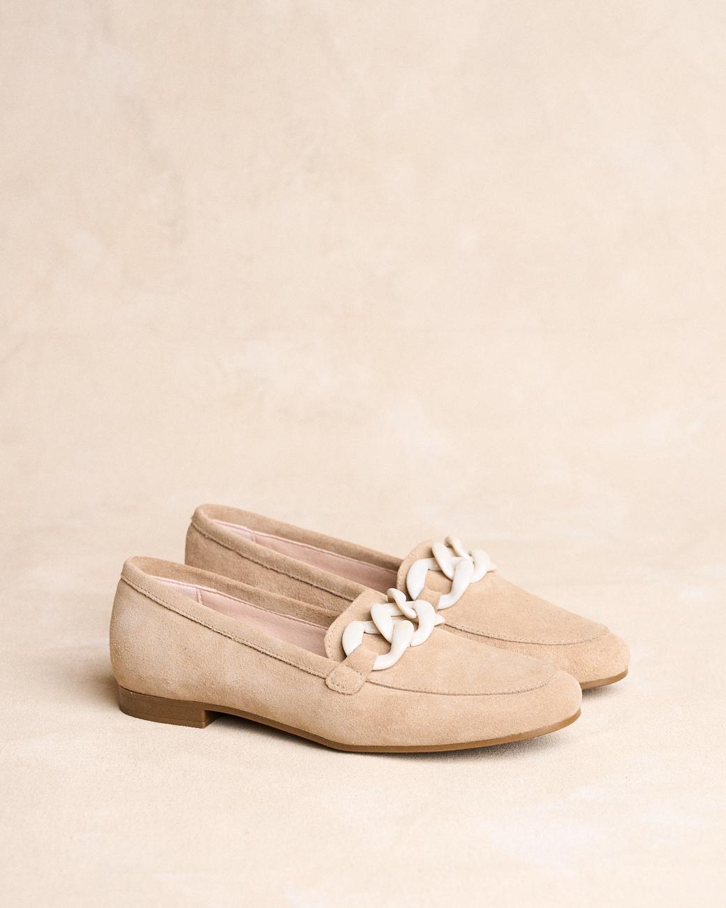 Mocassin beige Pilar