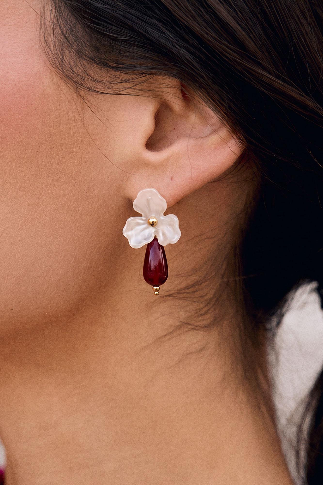 Pendientes Flores Gisel