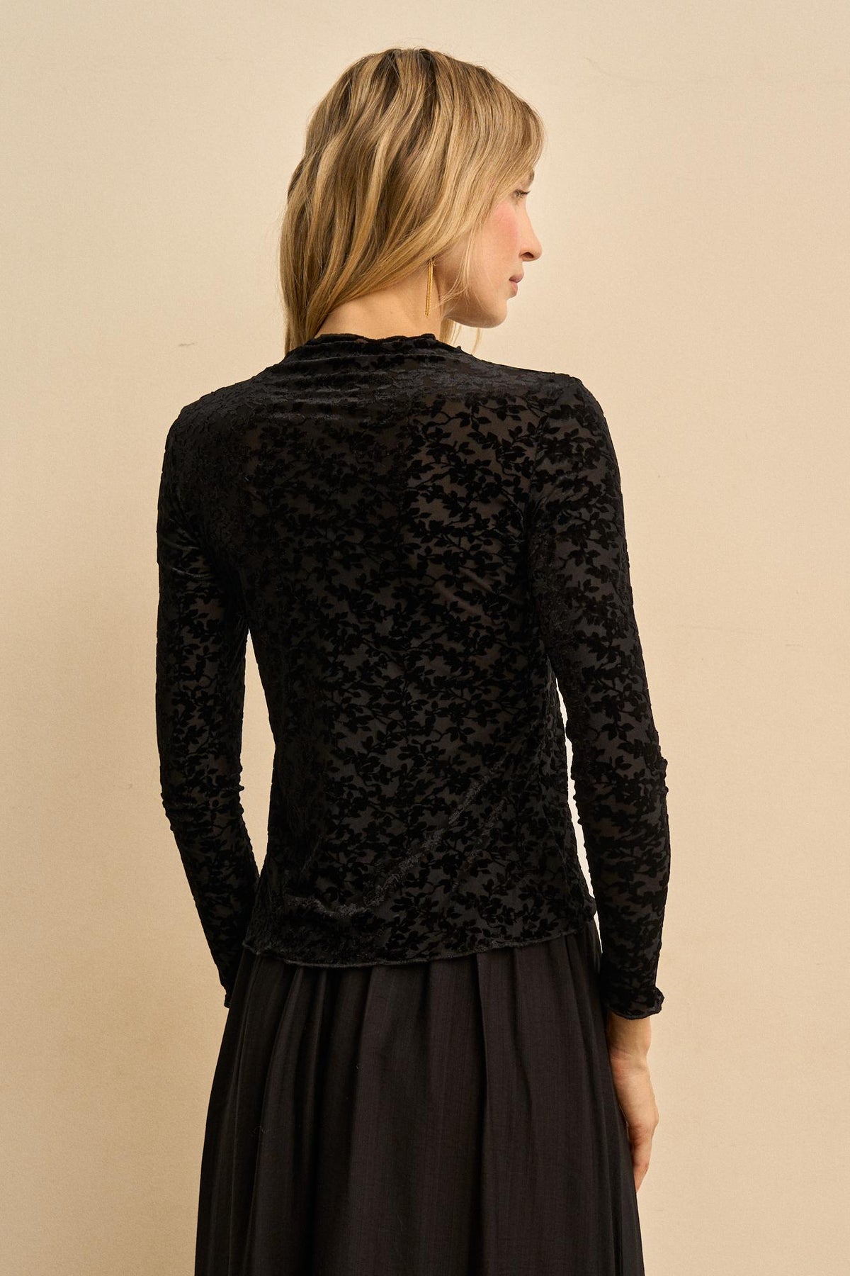 Top Jacquard Floral Zelia