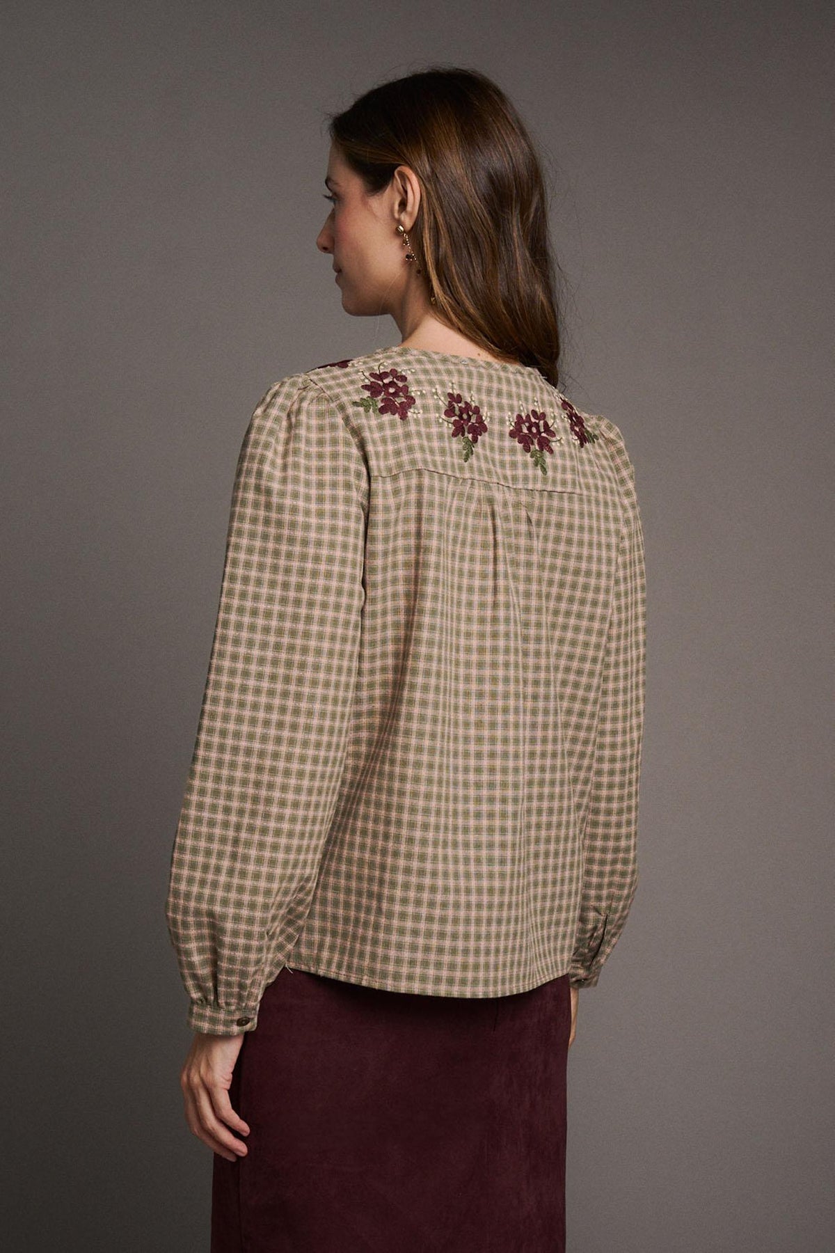 Camisa Bordada Fleur
