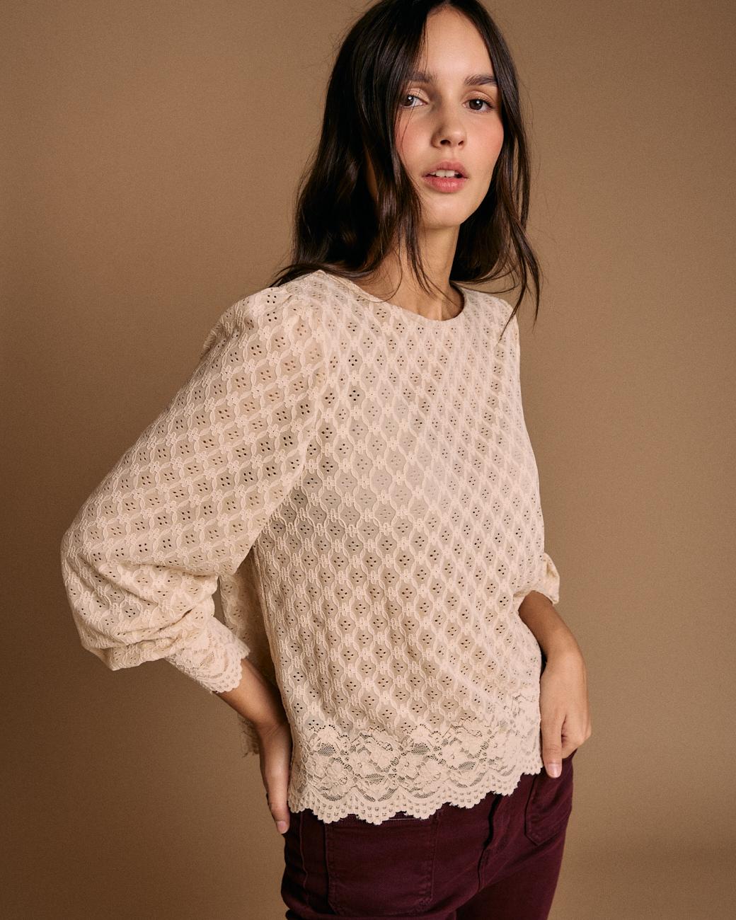 Blouse avec détails Camelia