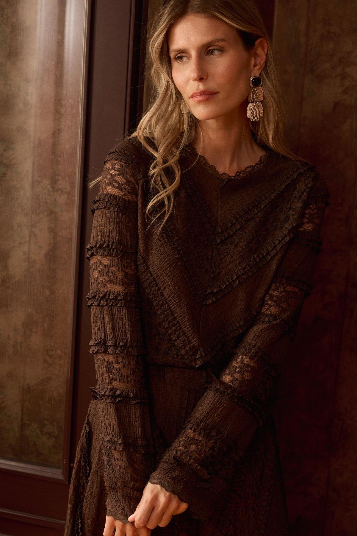 Pull en dentelle Albanta