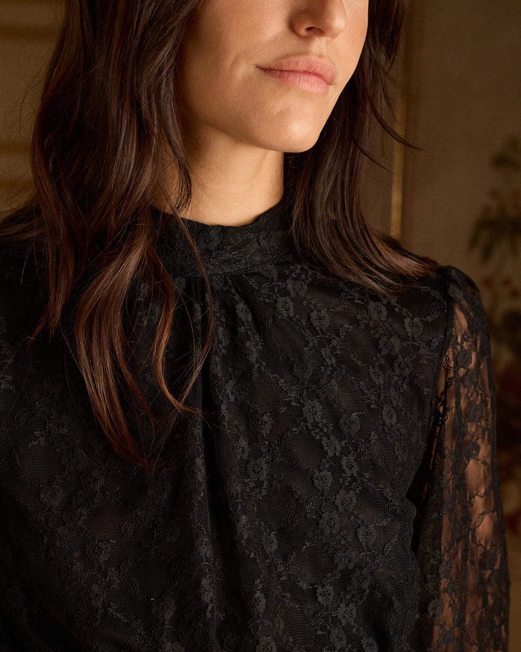 Robe courte à volants Livia