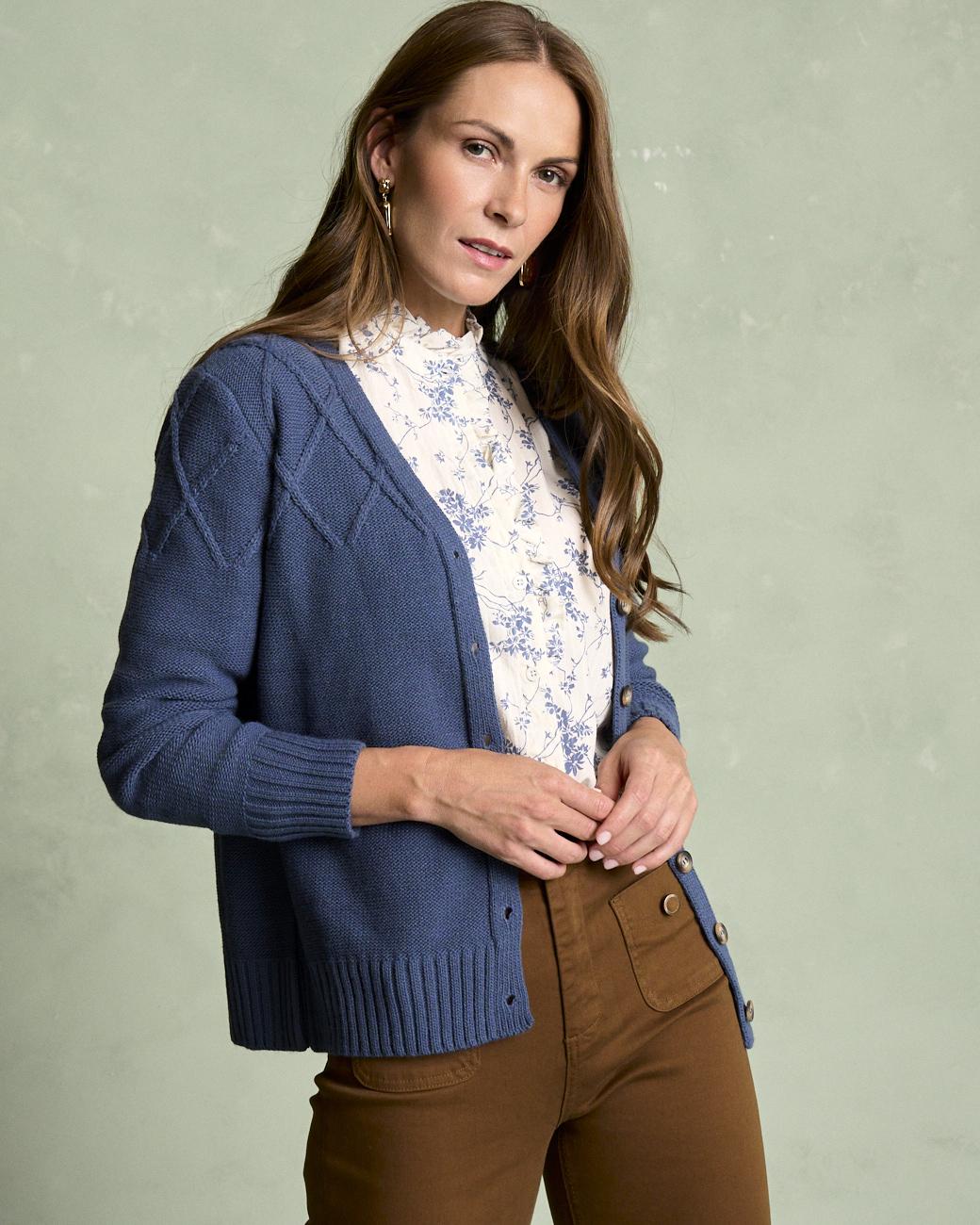 Bourget Striped Cardigan