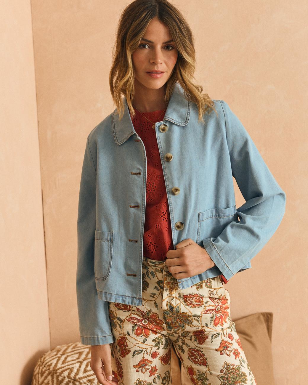 Veste en denim Sira