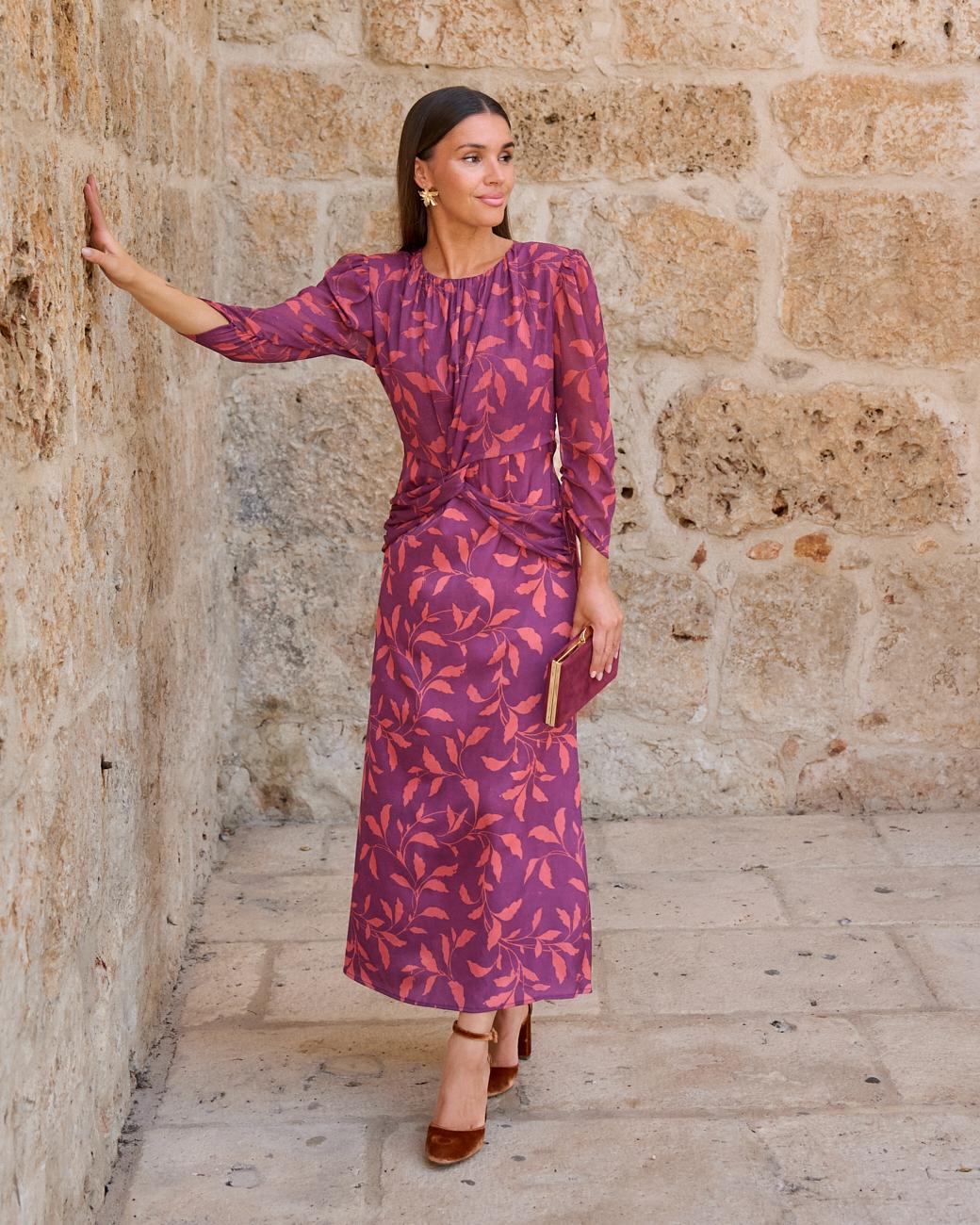 Vestido Hojas Dea