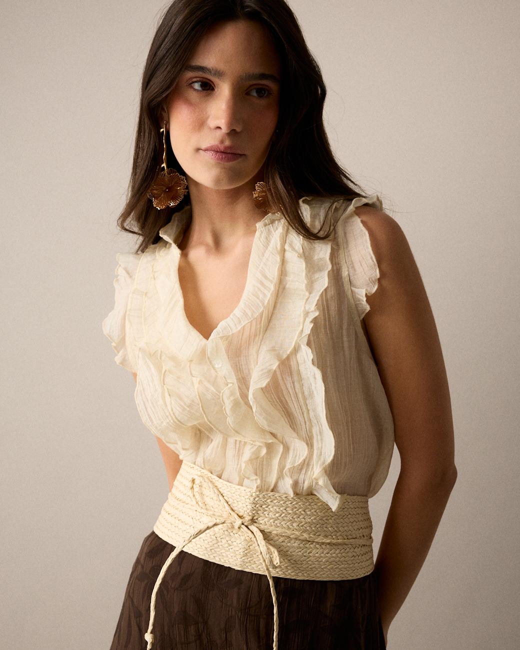 Camisa Volantes Irune