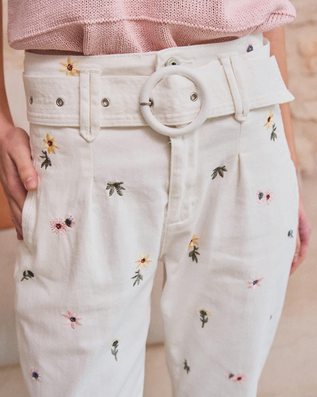 Zenia Floral Jeans