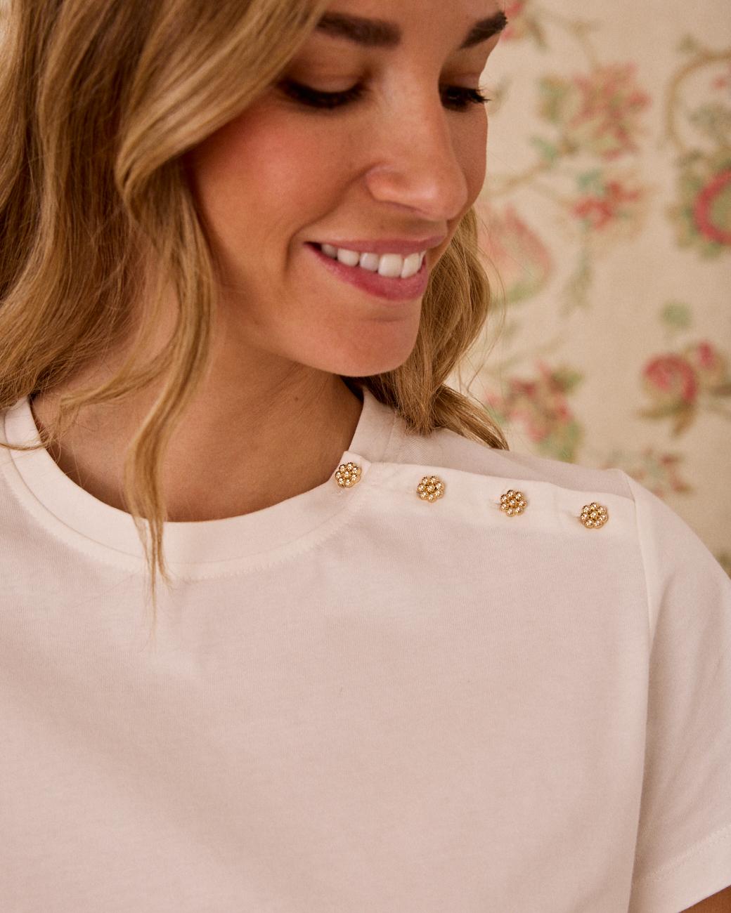 Palmira Button T-shirt