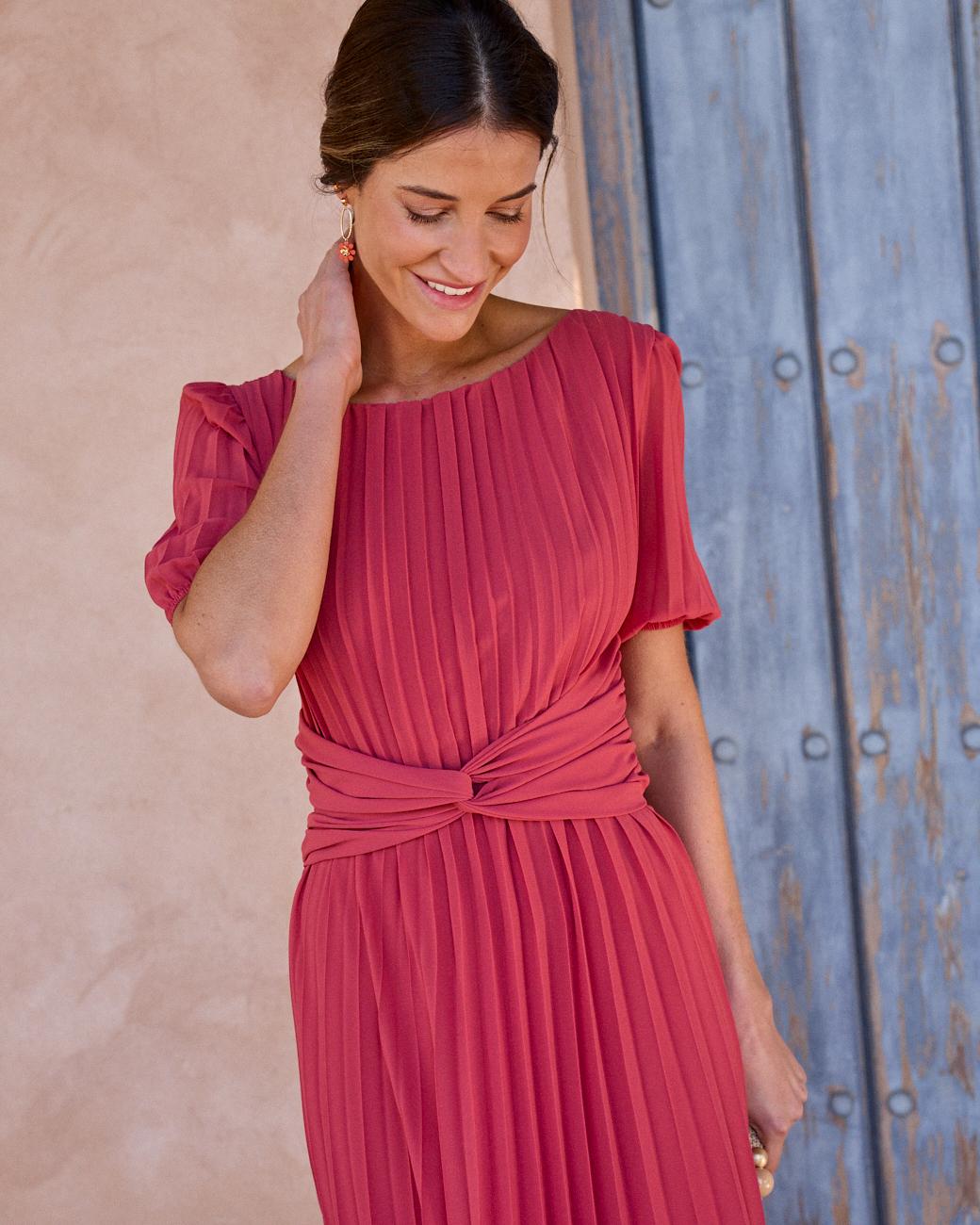 Robe plissée Candela