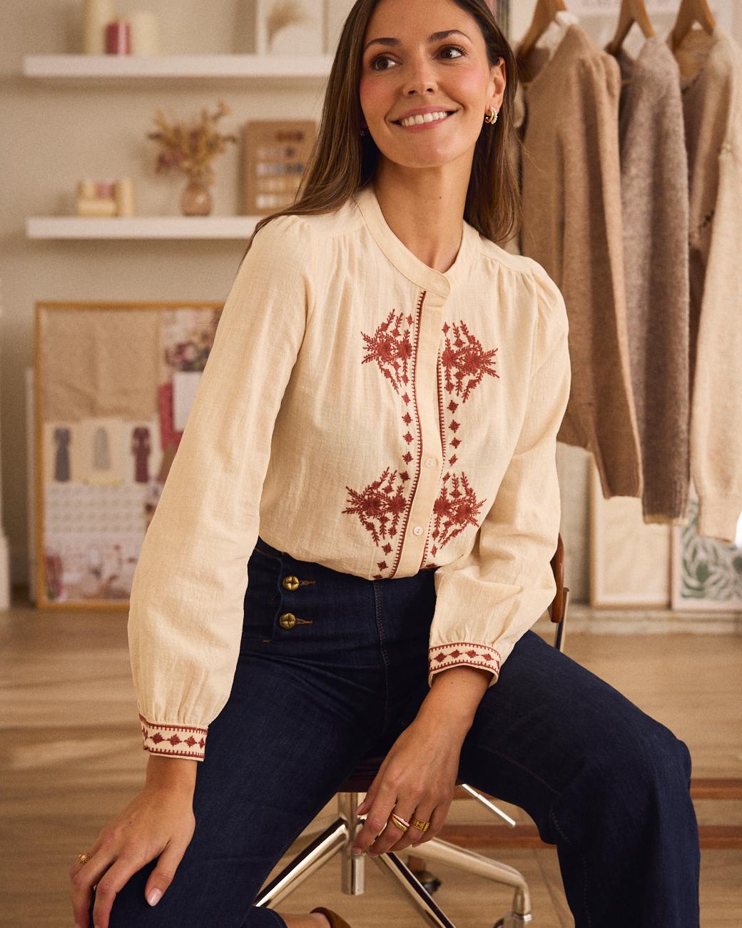 Chemise Broderies Vivienne