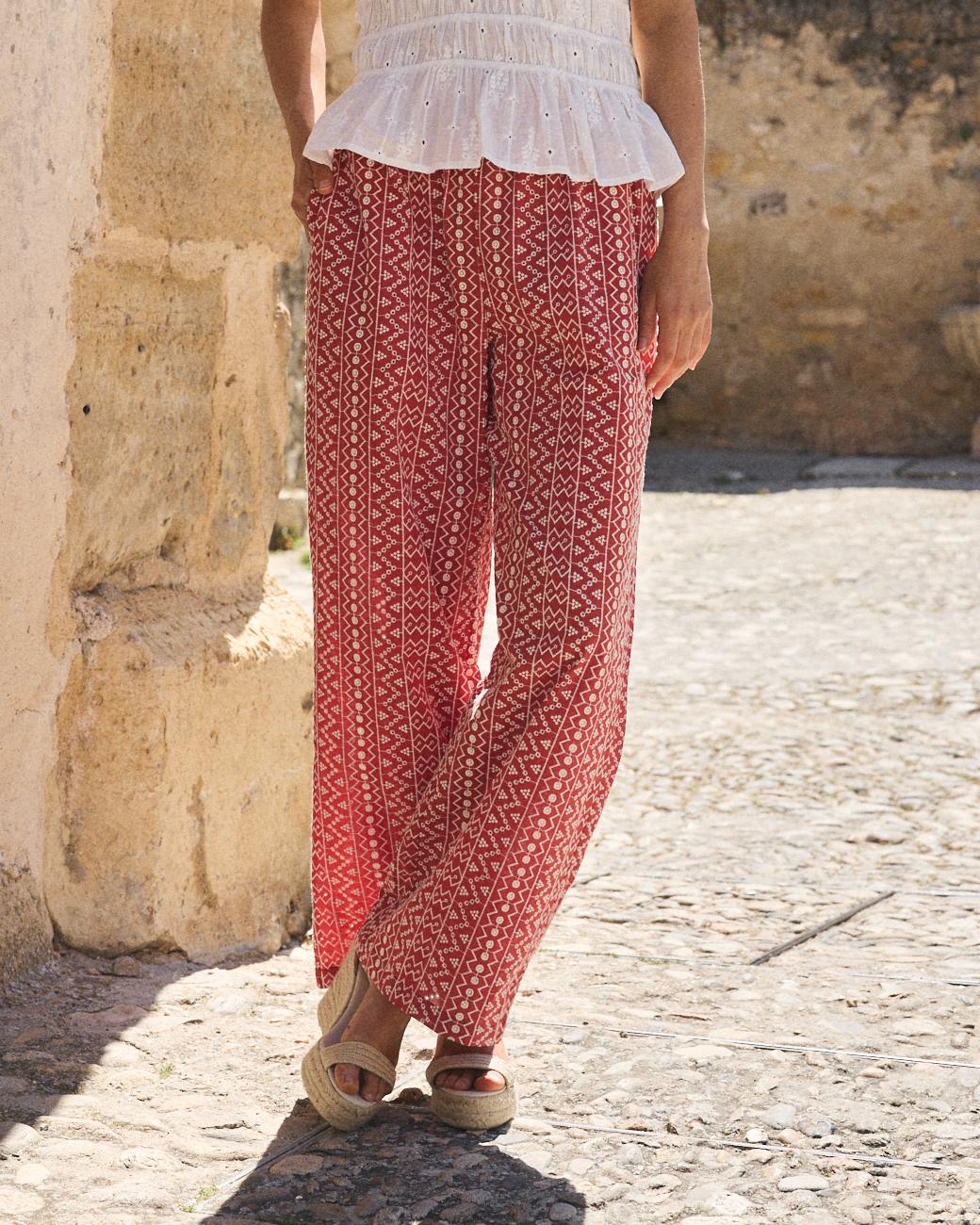 Inés Elastic Waist Pants