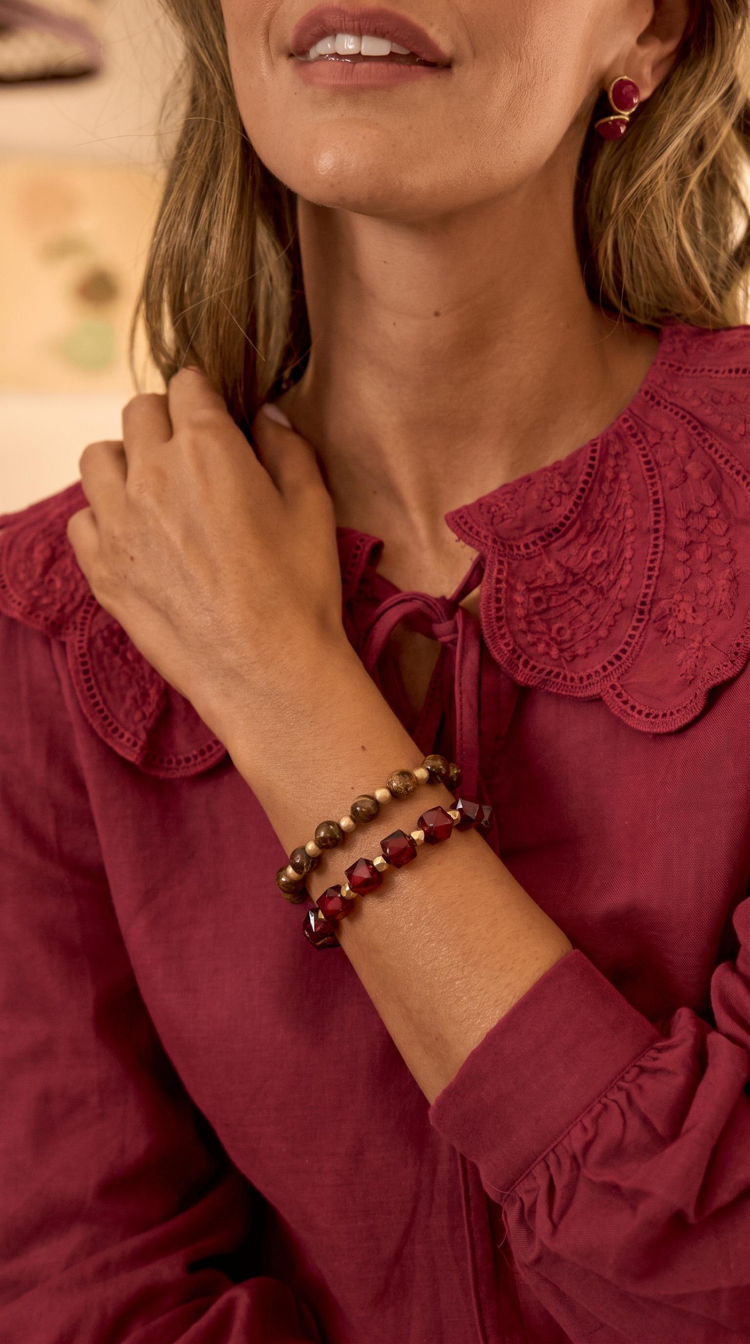 Pulseras Piedras Salmah