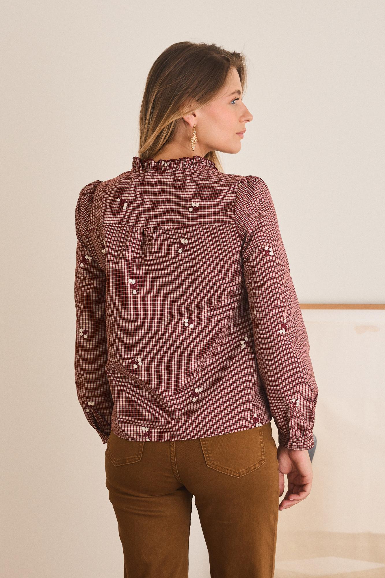 Wida Check print Shirt