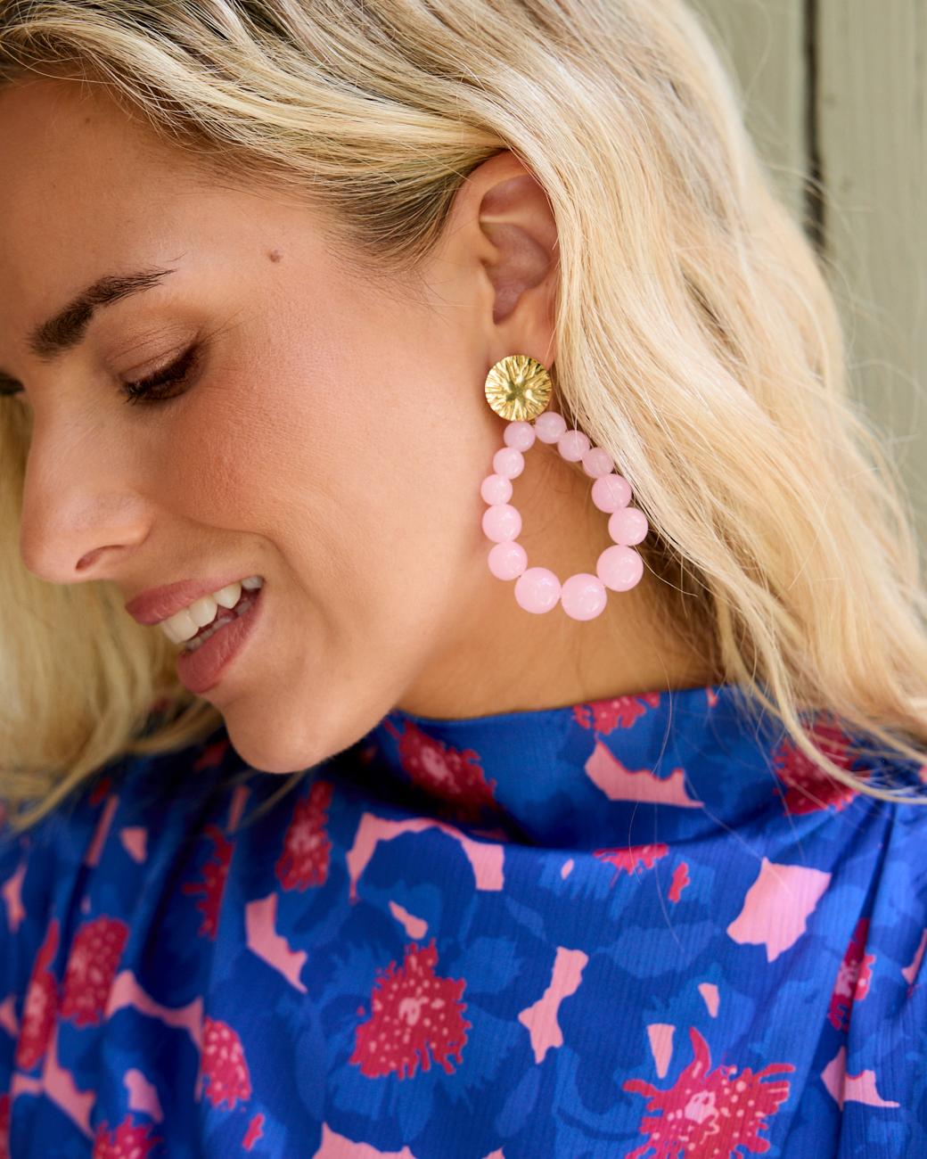 Boucle d'Oreille Boules Serena