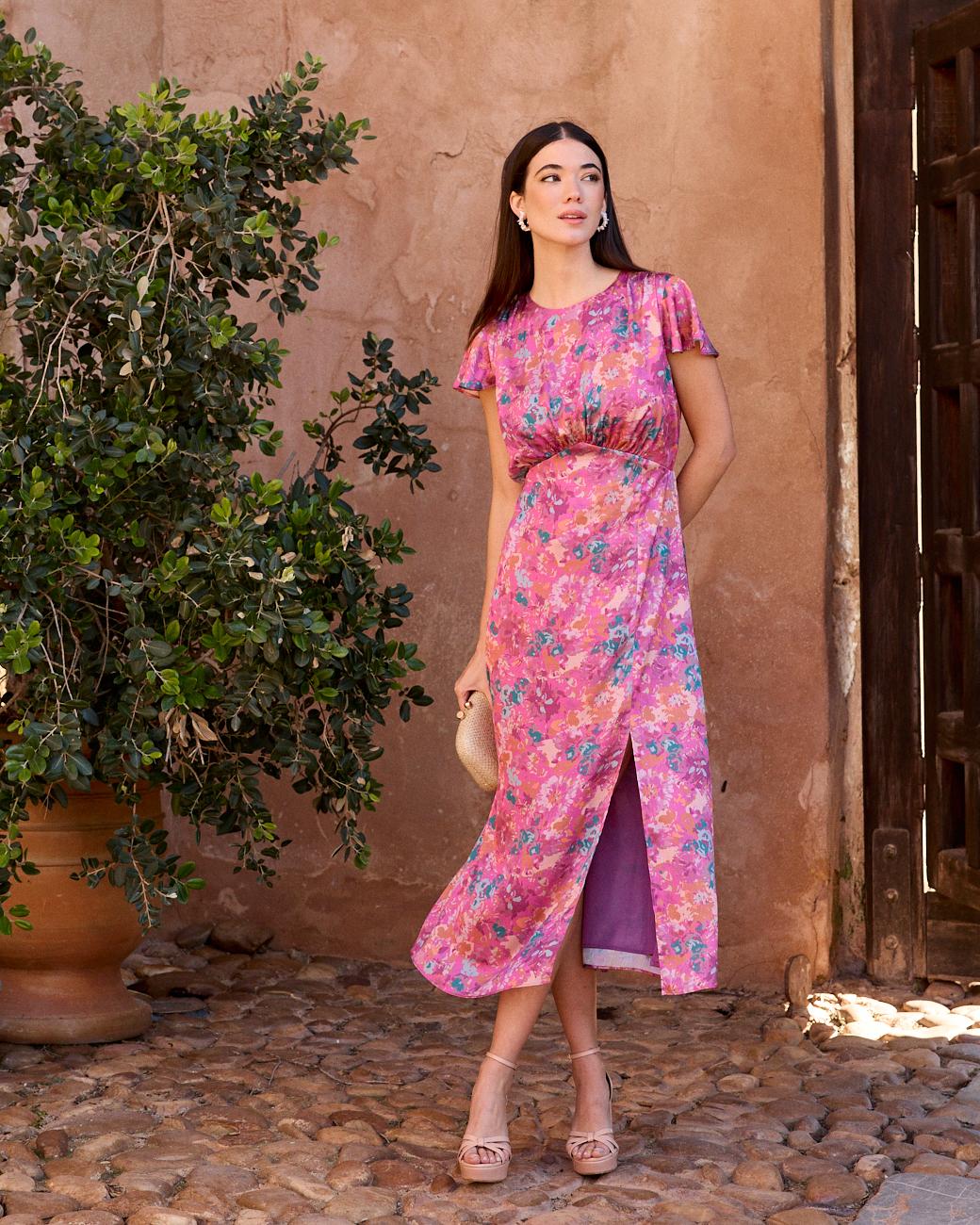 Delfina Print Dress
