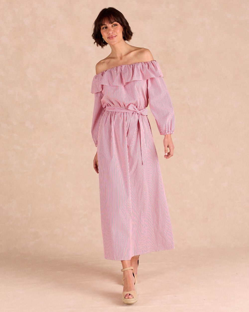 Vestido Midi Rayas Nimia