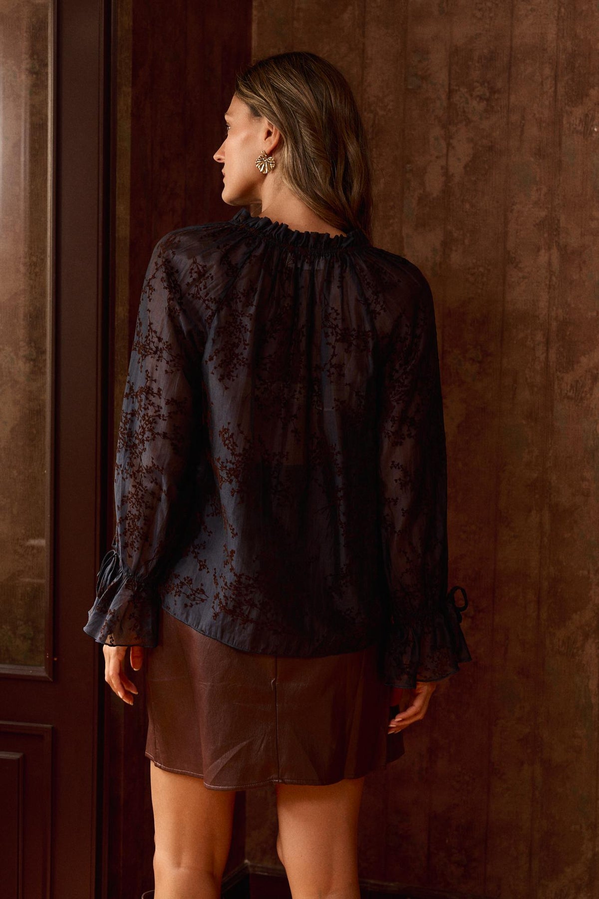 Blusa terciopelo Nulia