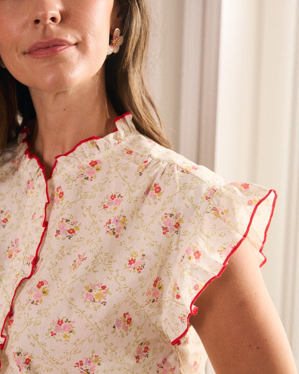 Chemise fleurs Cassia