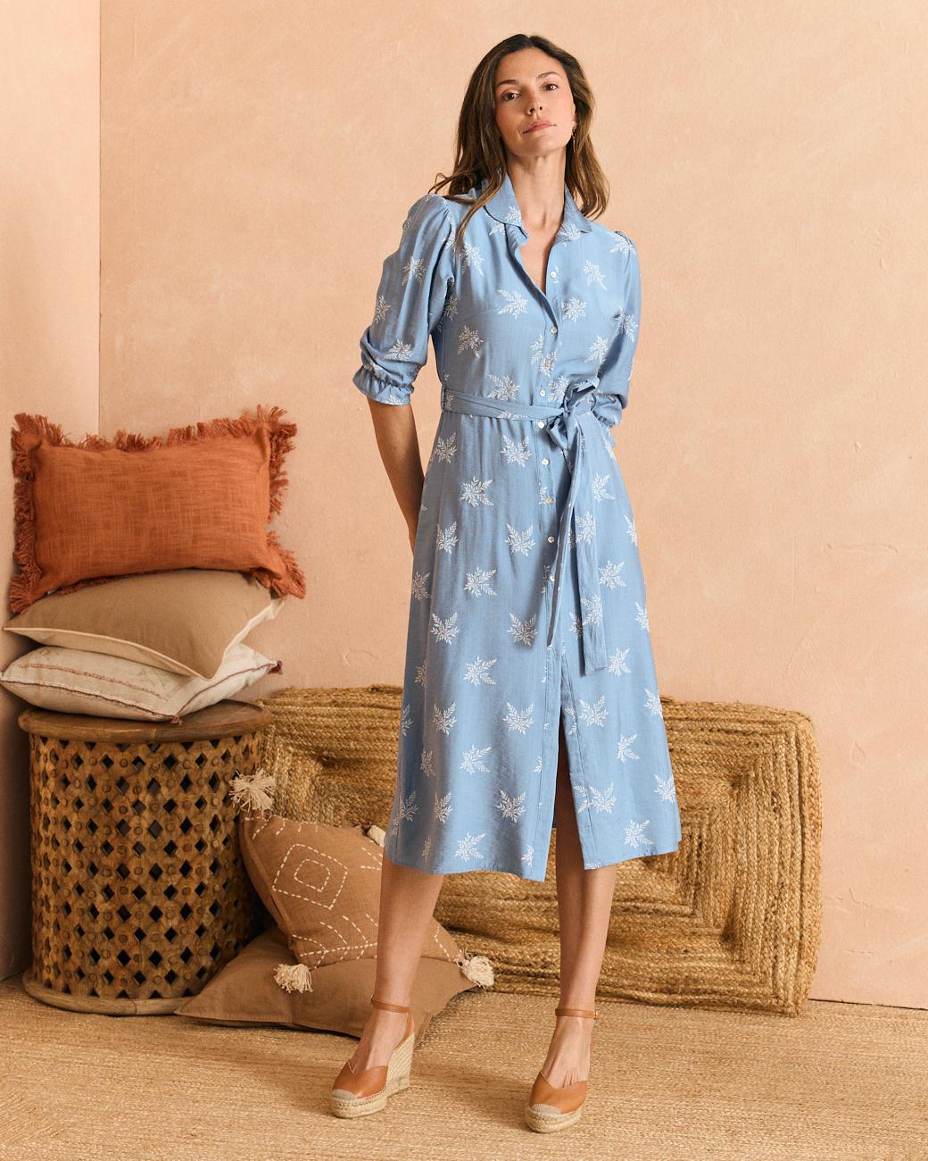 Robe bleu ciel Virgi