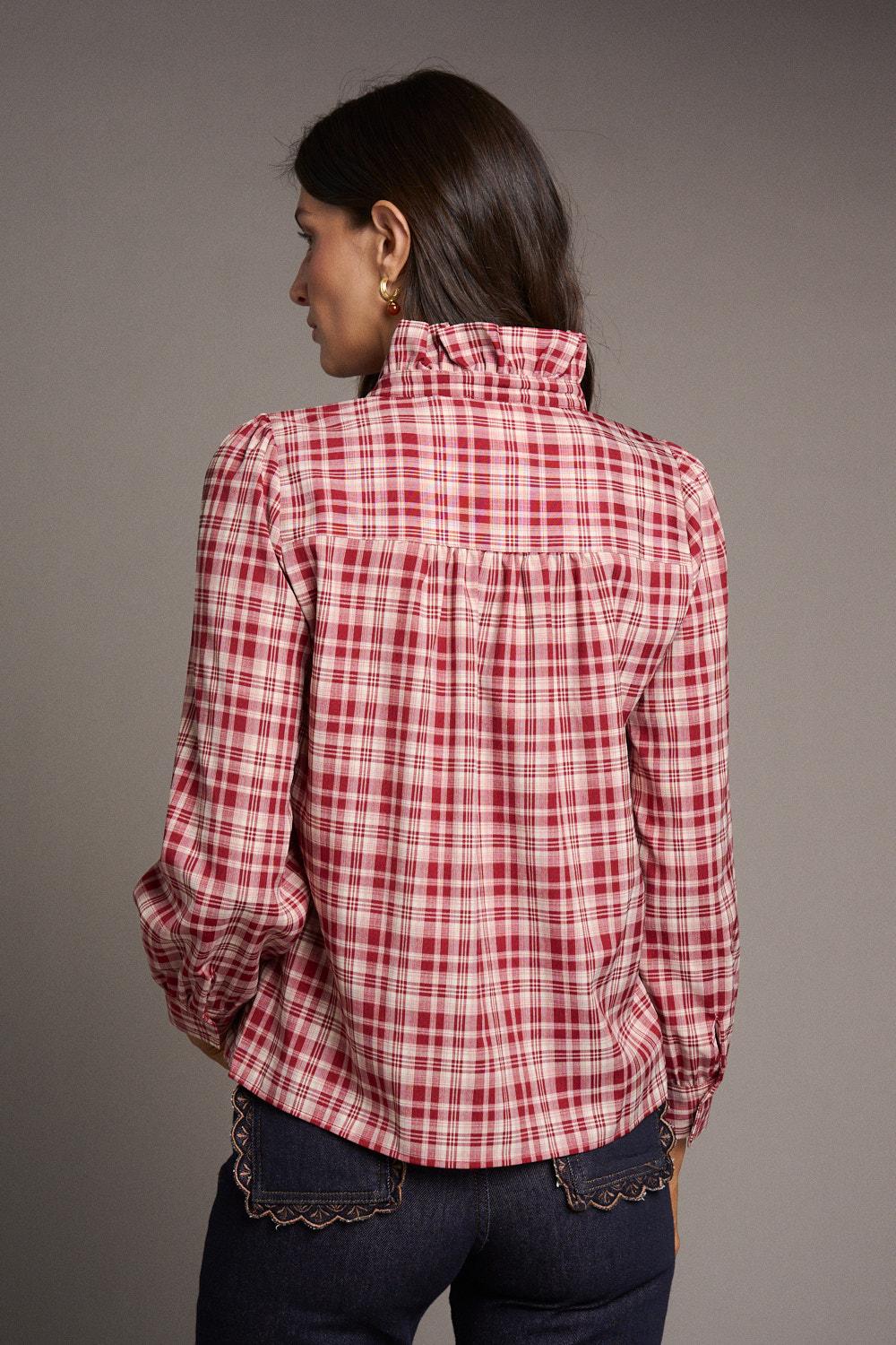 Chemise à carreaux Élodie