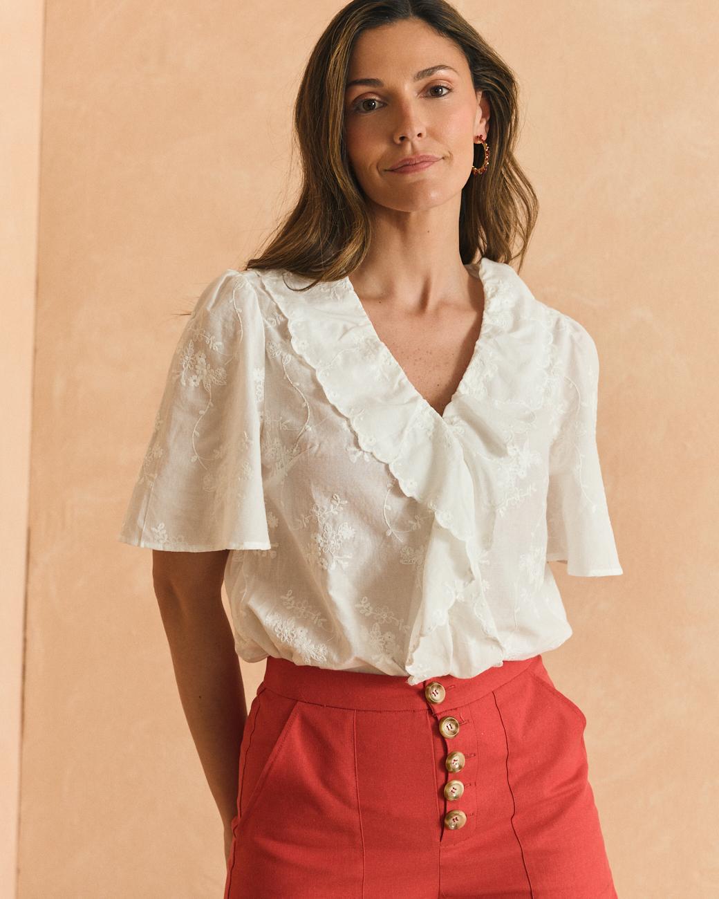 Blouse à volants Pati