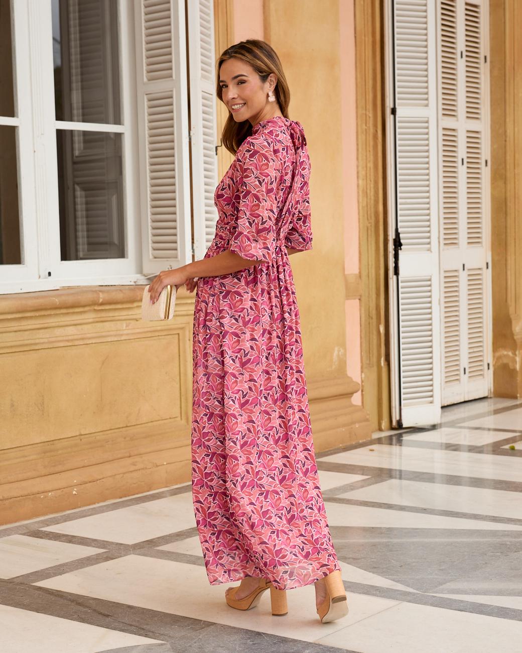 Nola Print Dress