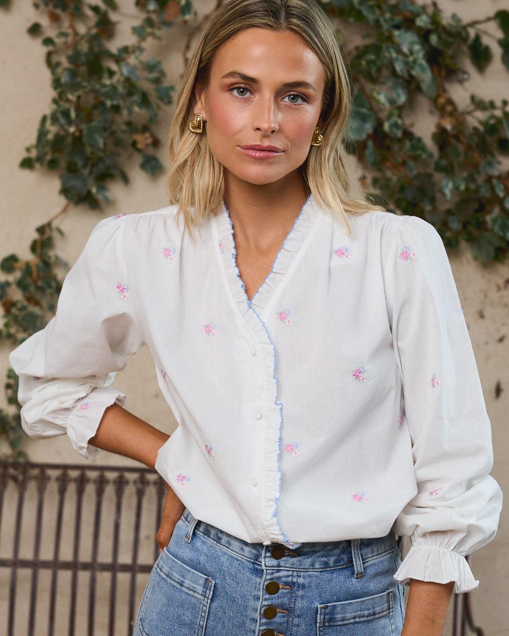 Rocío Deep V Shirt