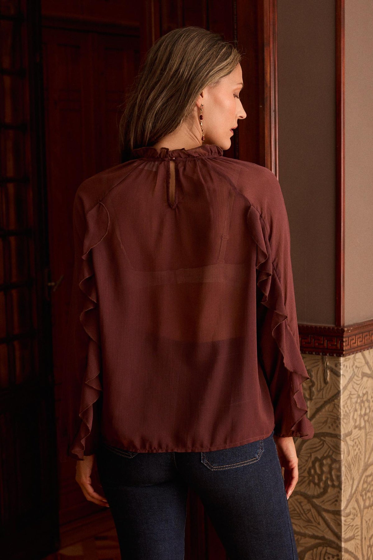 Blusa Volantes Alba