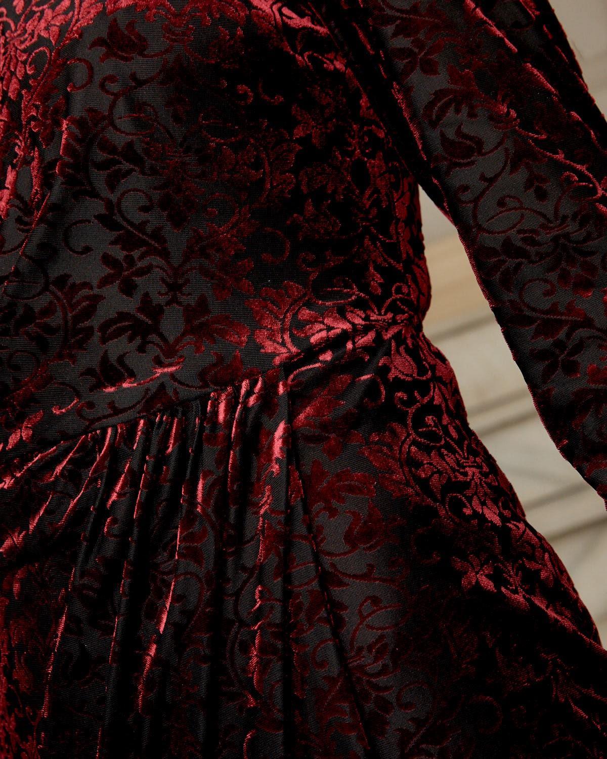 Robe en velours Aivila