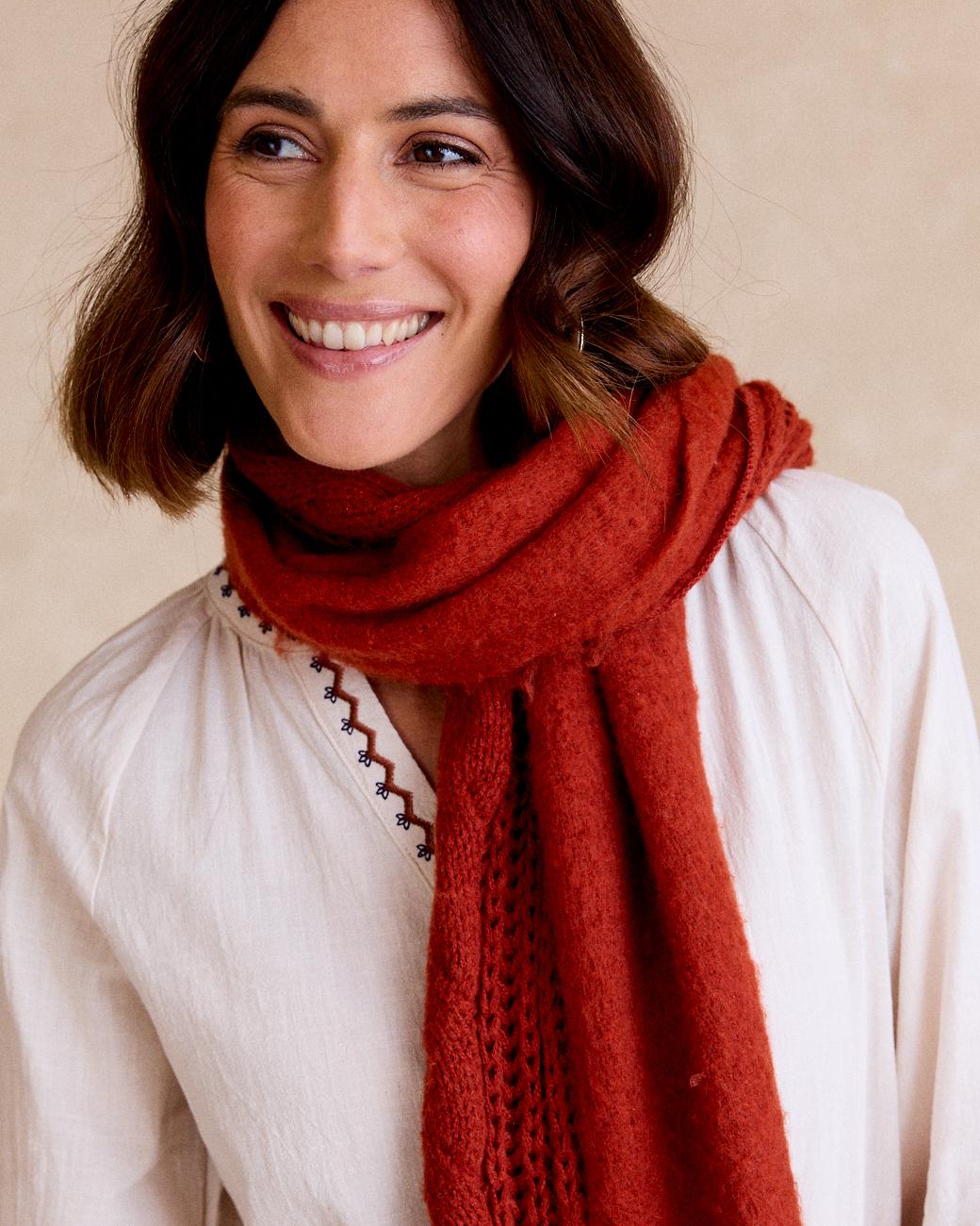Cable Knit Scarf Cambrai