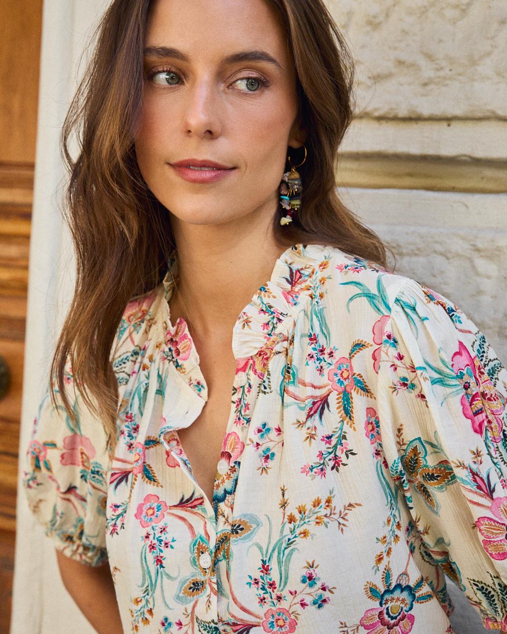 Camisa Flores Tunia