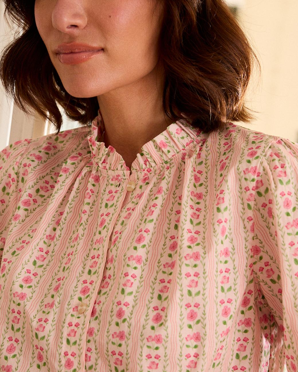 Chemise à fleurs Roberta